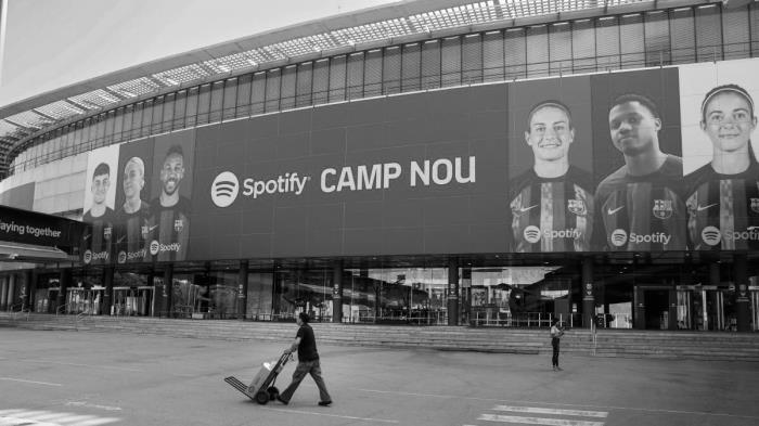 Le Camp Nou ou stade du club de football de Barcelone