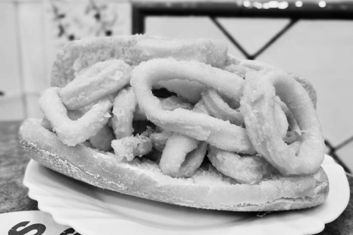El famoso bocata de Calamares
