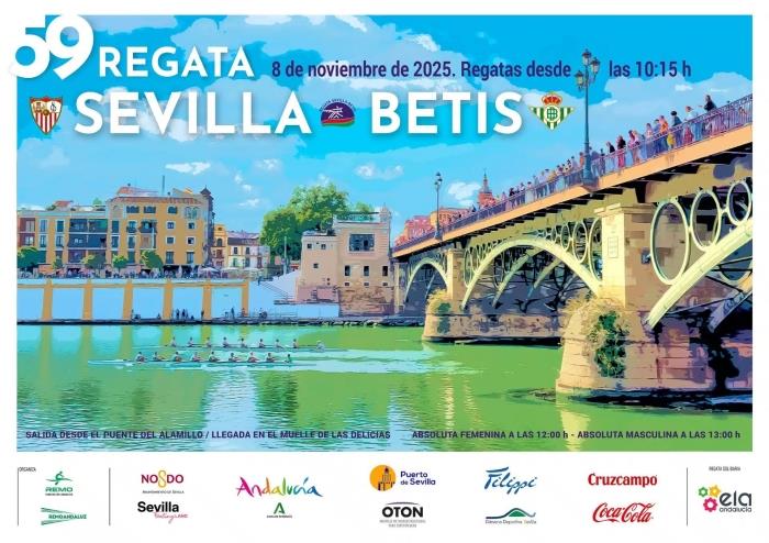 59ª Regata Siviglia-Betis: tutto pronto per la Grande Classica del Guadalquivir