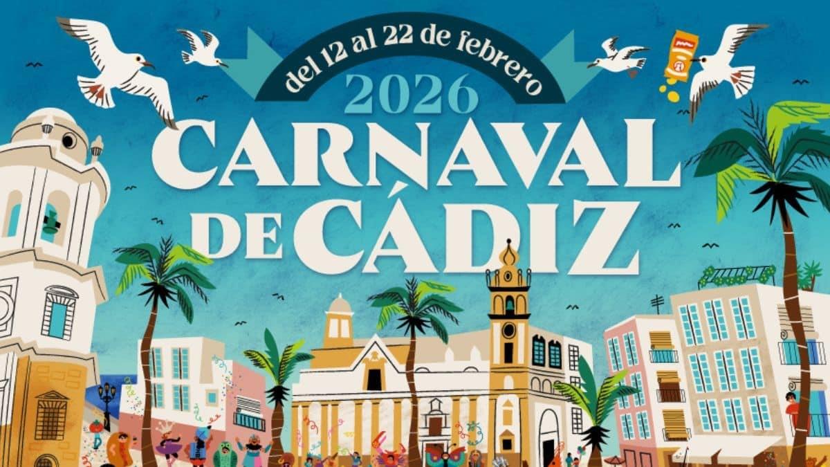 Affiche du Carnaval de Cadix 2026